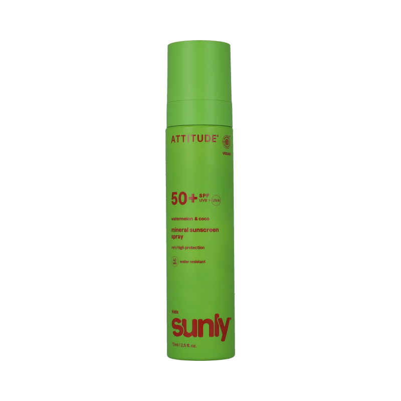 Attitude ATT SUNLY Sunscreen spray Kids SPF50 watermelon 75 ml