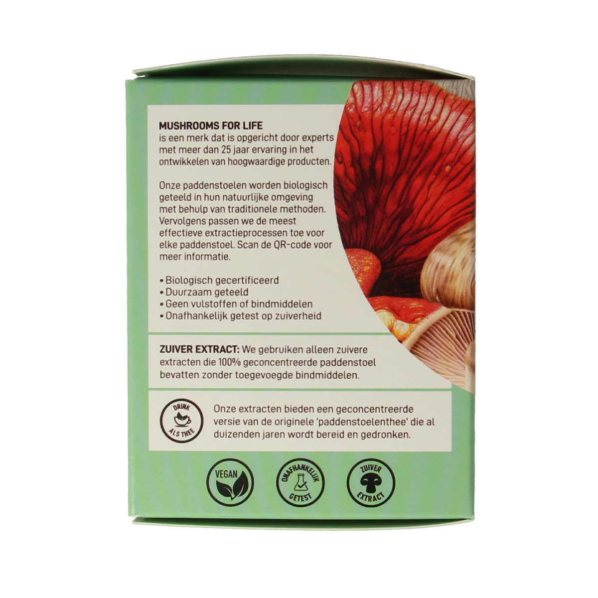 Mushrooms For Life Myco synergy poeder biologisch 60 gram