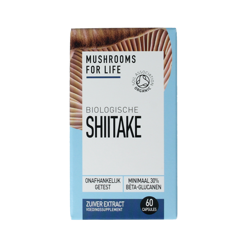 Mushrooms for Life Shiitake Bio 60 capsules