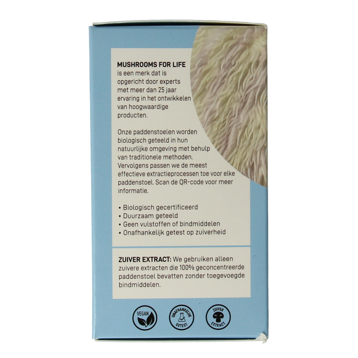 Mushrooms For Life Lion's mane biologisch 60 capsules
