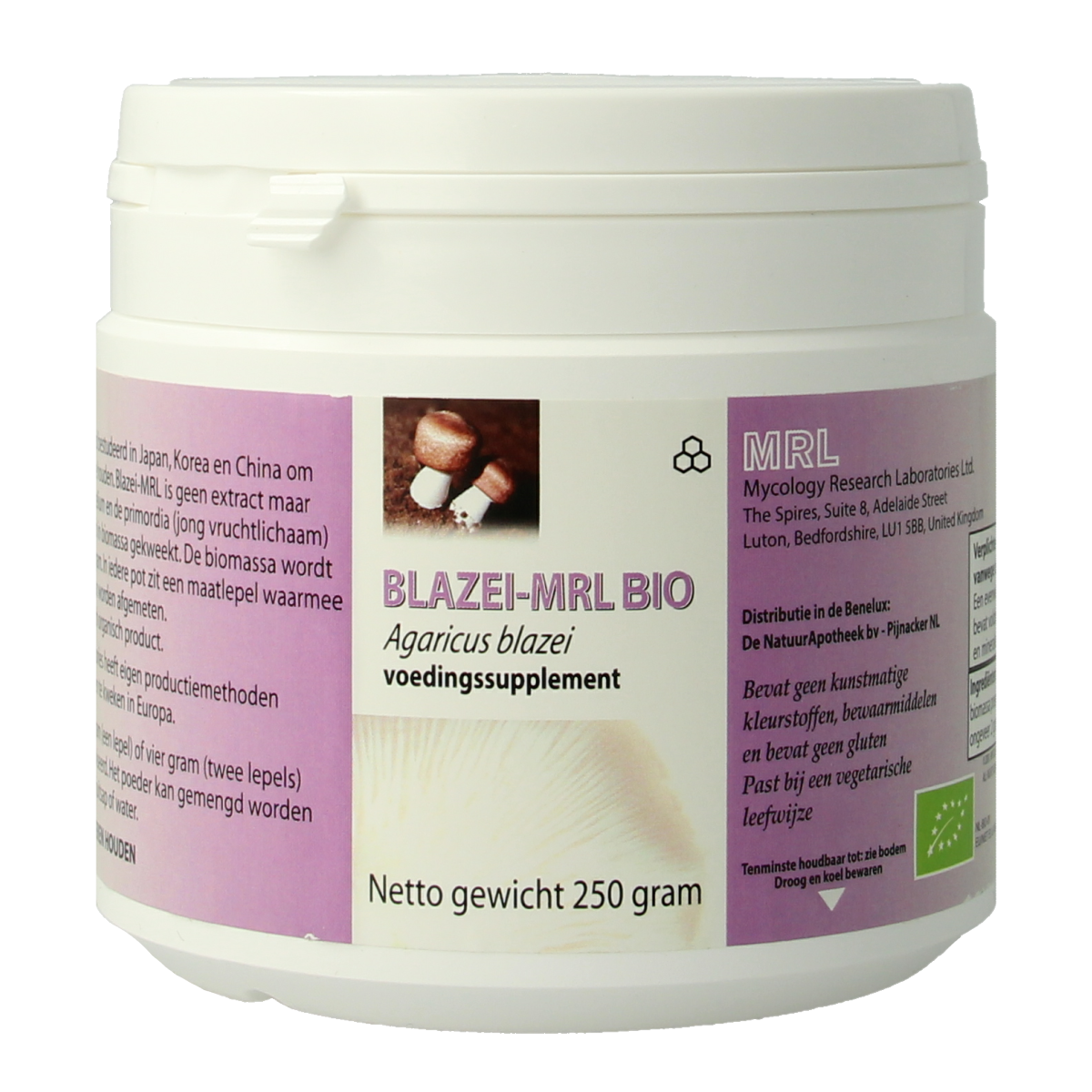 MRL Agaricus poeder 250 gram