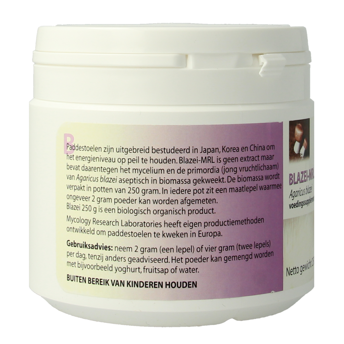 MRL Agaricus poeder 250 gram
