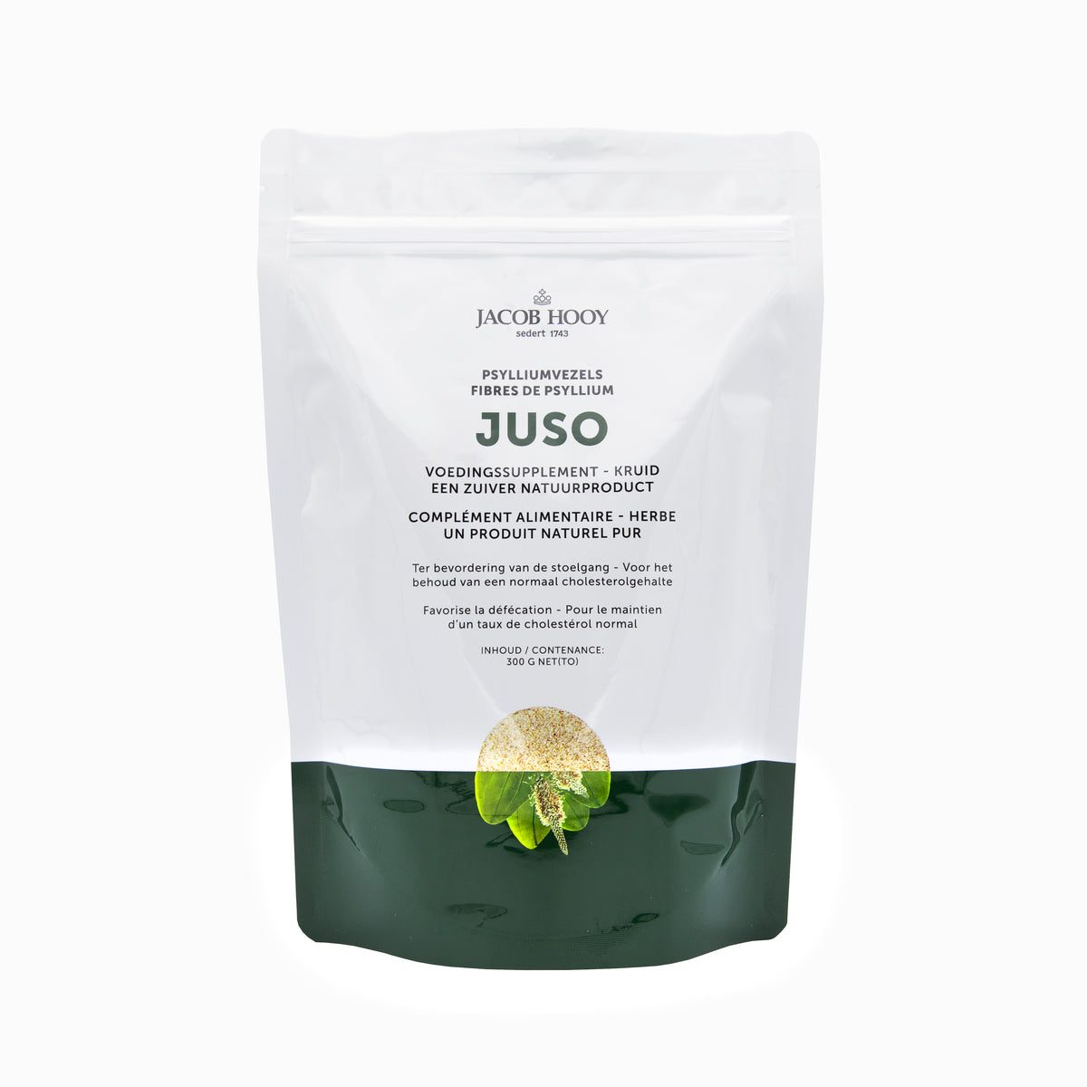 Jacob Hooy Juso psyllium hulpvezels 300 gram
