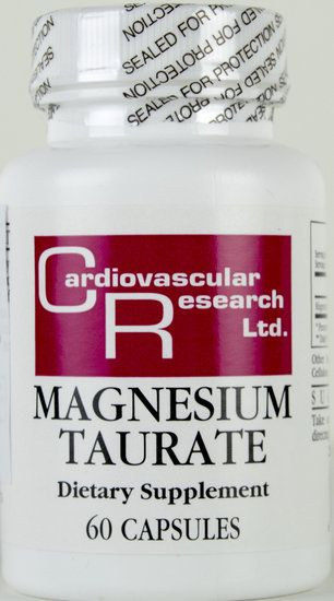 Cardivascular Research Magnesium Tauraat 125mg Capsules 60 capsules