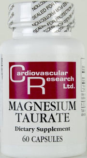 Cardivascular Research Magnesium Tauraat 125mg Capsules 60 capsules