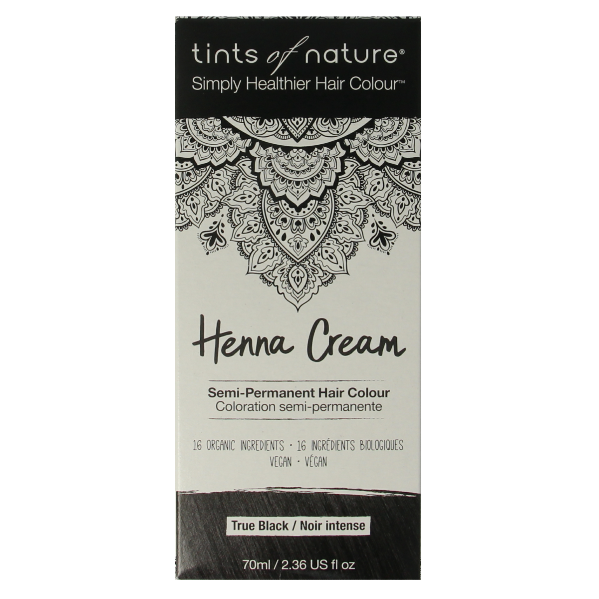 Tints Of Nature Henna cream black semi permanent 70 ml