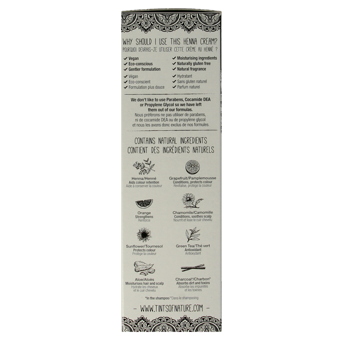Tints Of Nature Henna cream black semi permanent 70 ml