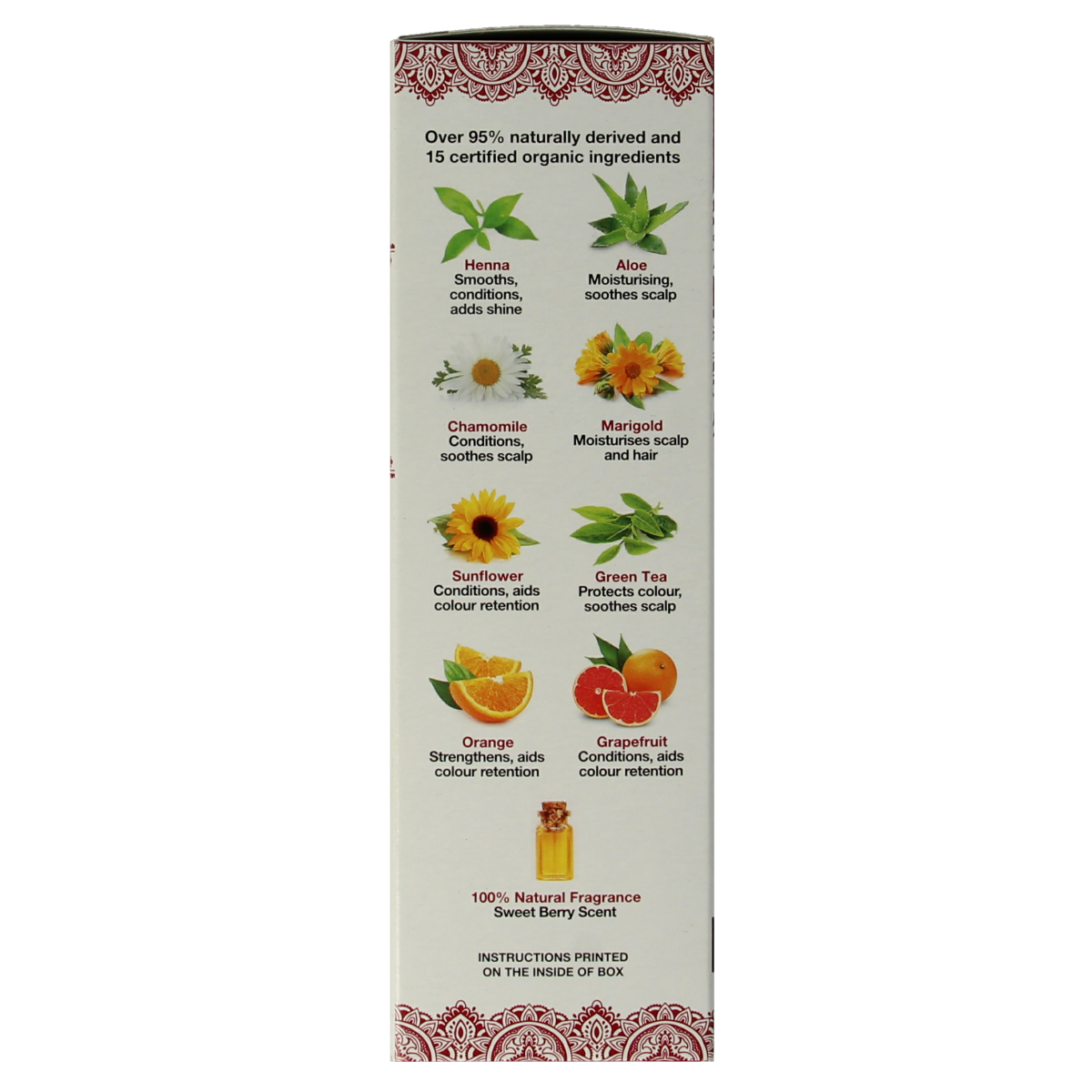 Tints Of Nature Henna cream mahogany red semi permanent 70 ml