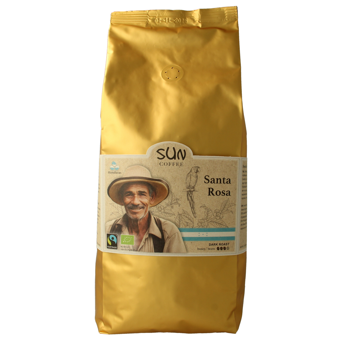 Sun Coffee Santa rosa bonen dark roast 1 kg