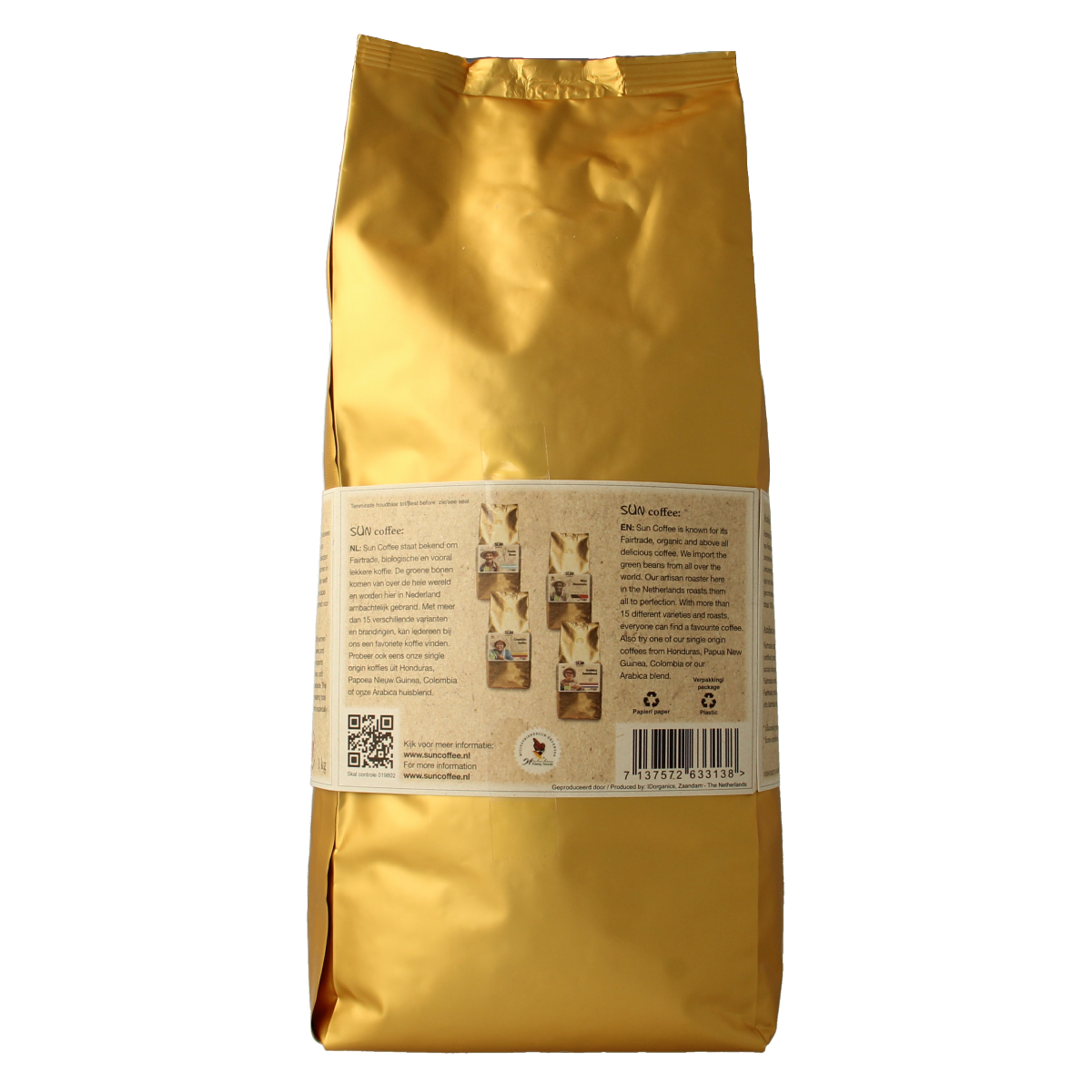 Sun Coffee Cafe femenino bonen dark roast 1 kg
