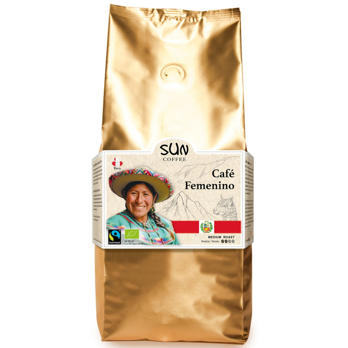 SUN Femenino medium roast 1 kg