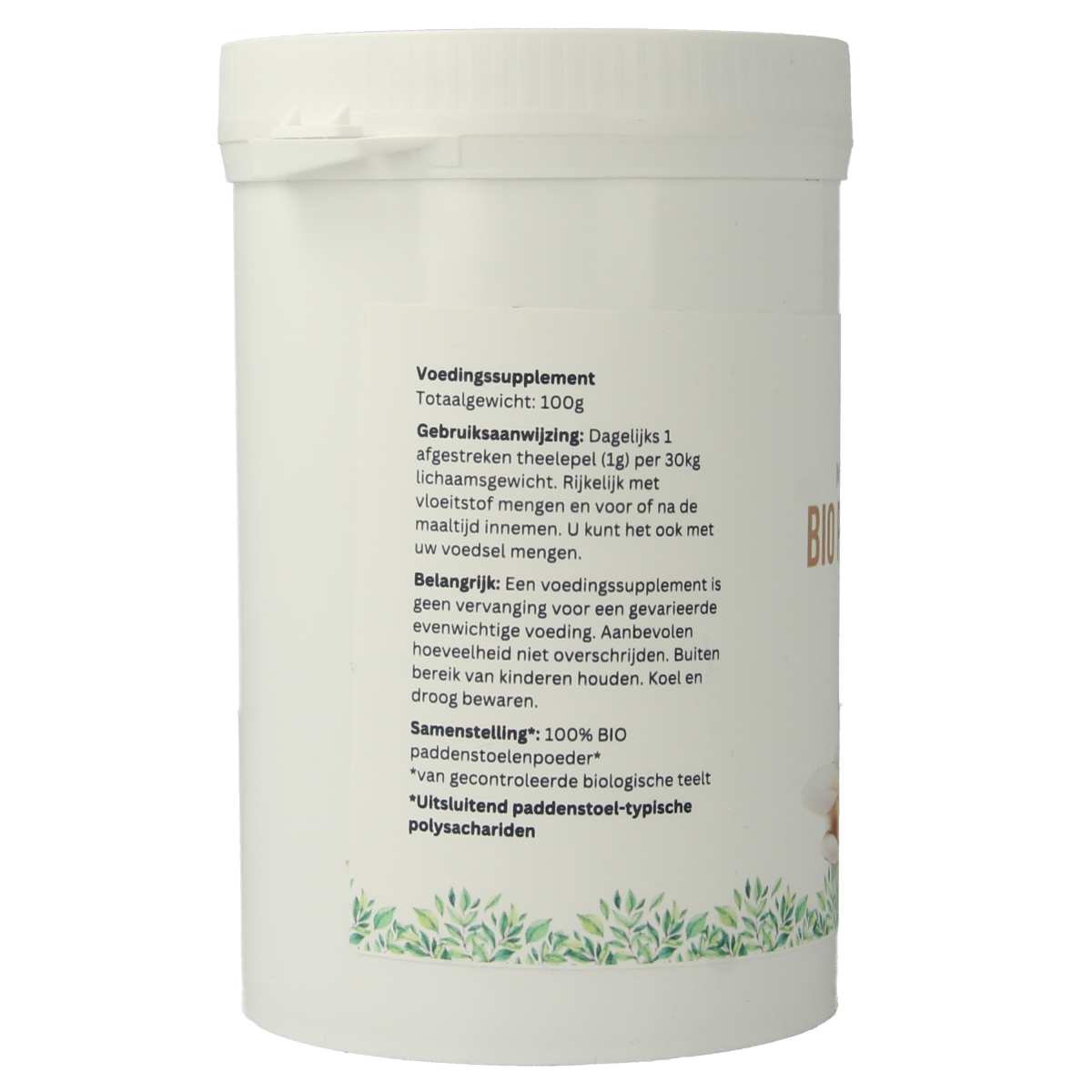 Mycopower Pleurotus poeder 100 gram