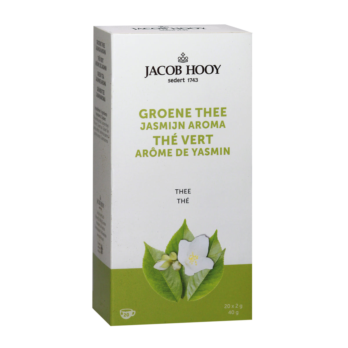 Jacob Hooy Groene thee jasmijn 20 zakjes