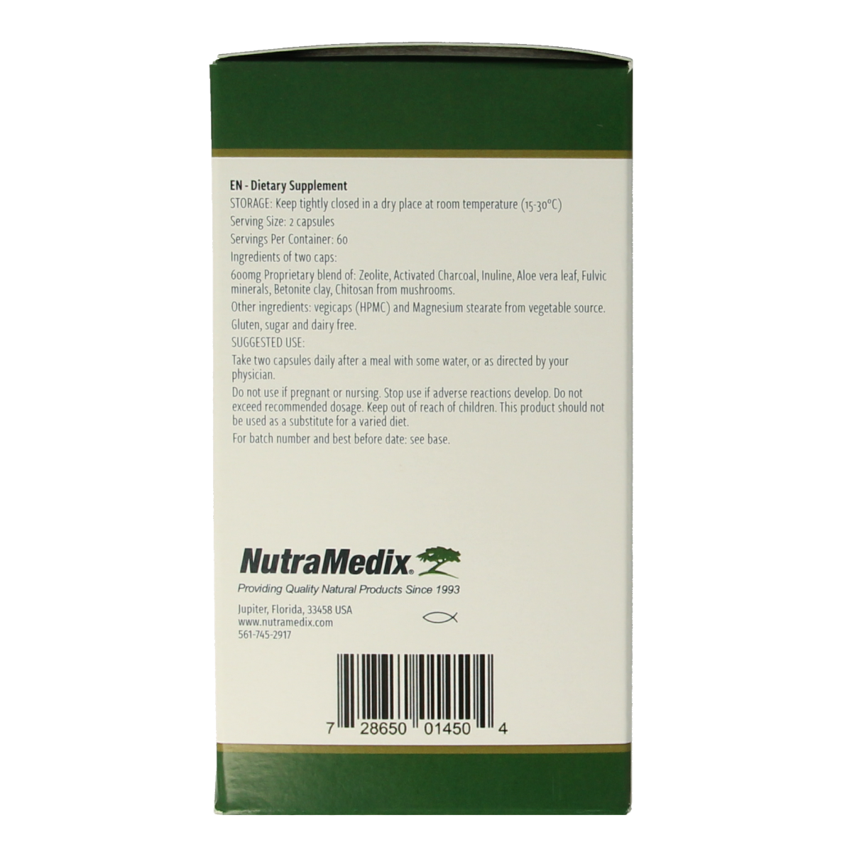 Nutramedix Binder plus 120 capsules