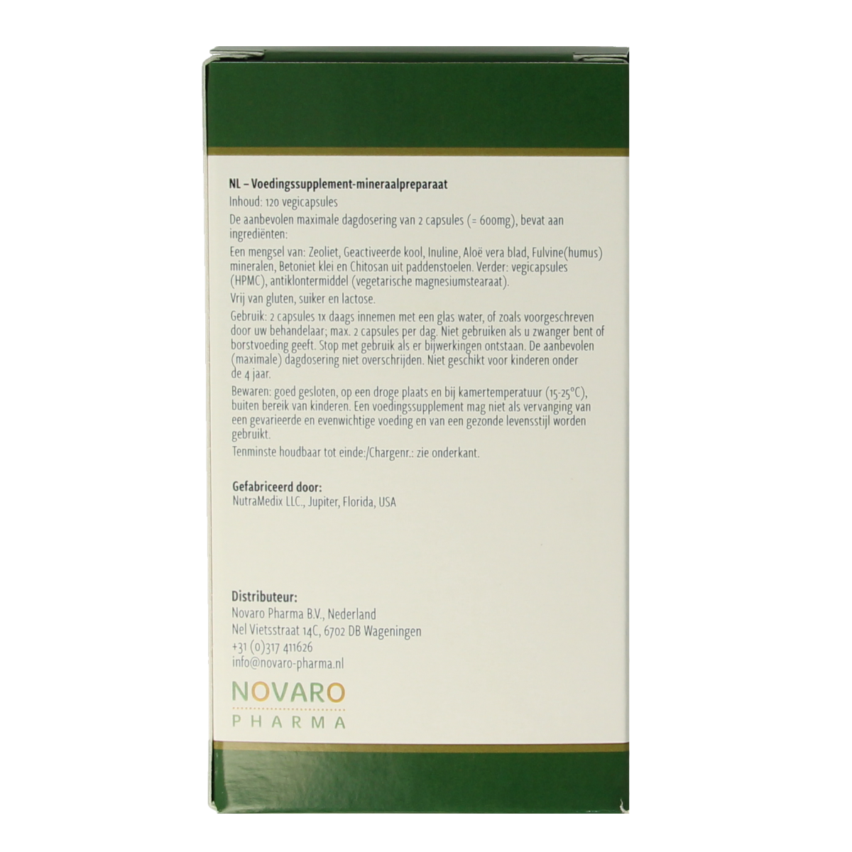 Nutramedix Binder plus 120 capsules