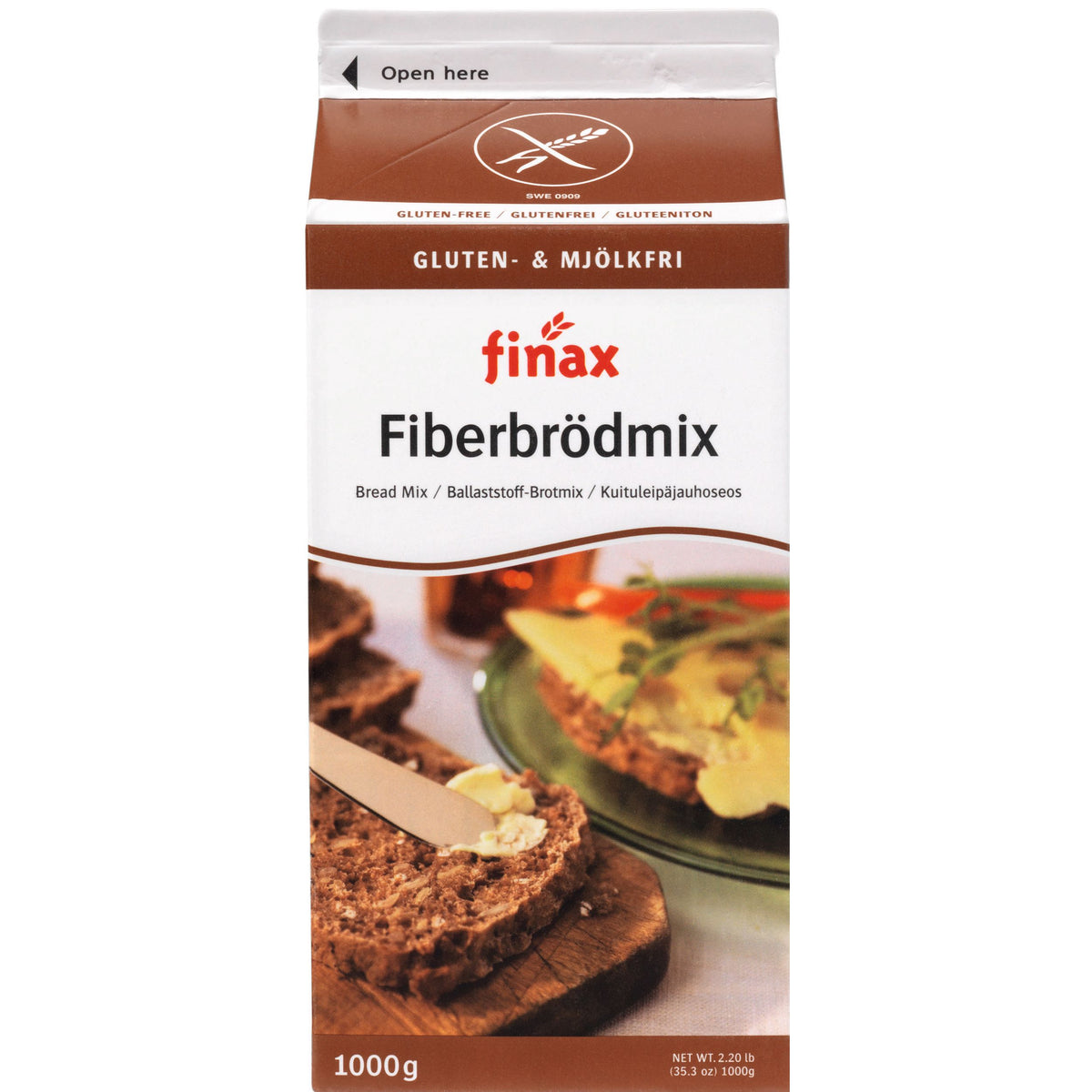 Finax Broodmix bruin vezelrijk 1 kg