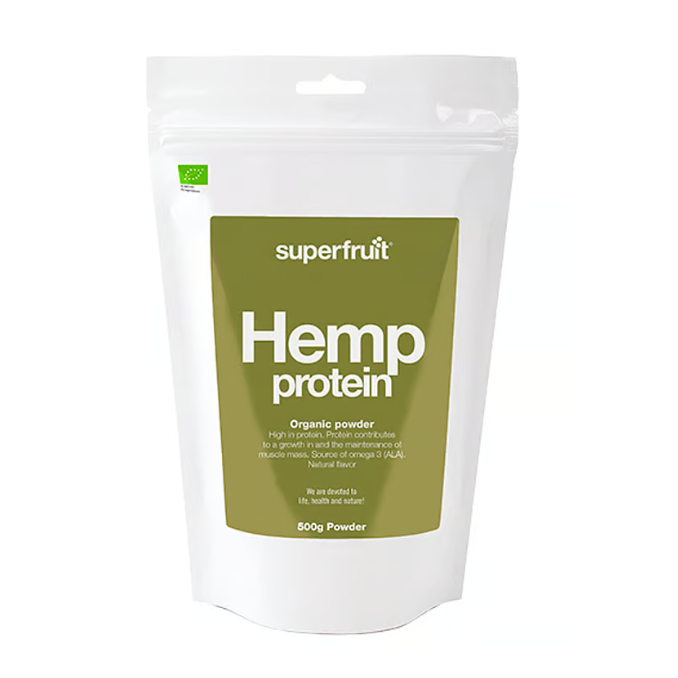 Superfruit Hennep Proteïne Poeder Biologisch 500 gr