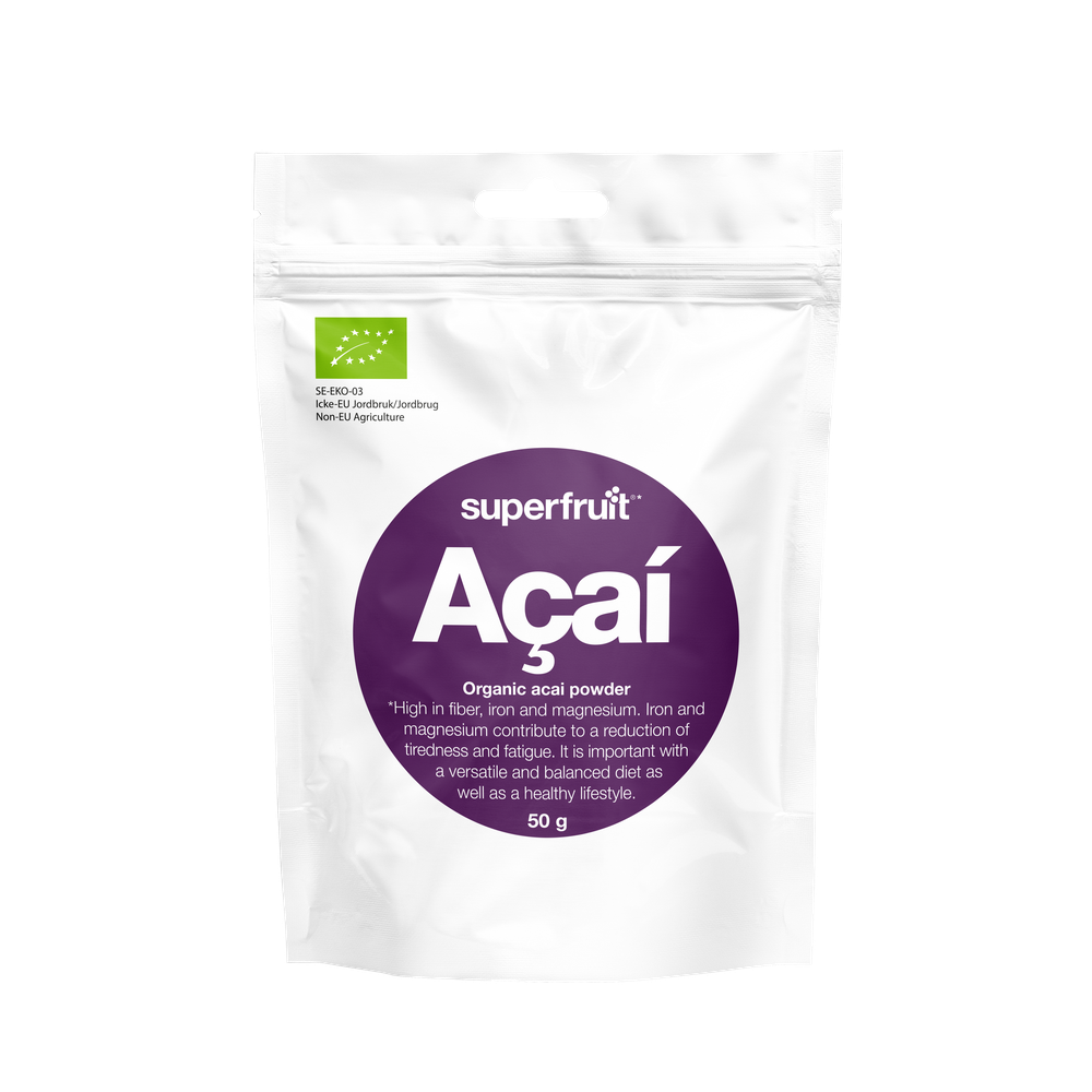 Superfruit Acai Poeder Biologisch 50 gr