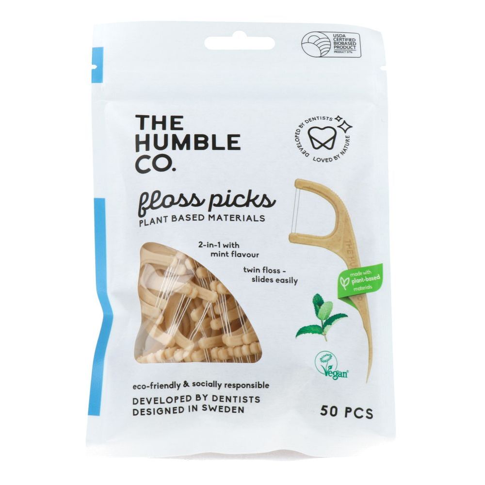 Humble Brush Floss Pick 2-in-1 1 st - The Humble Co