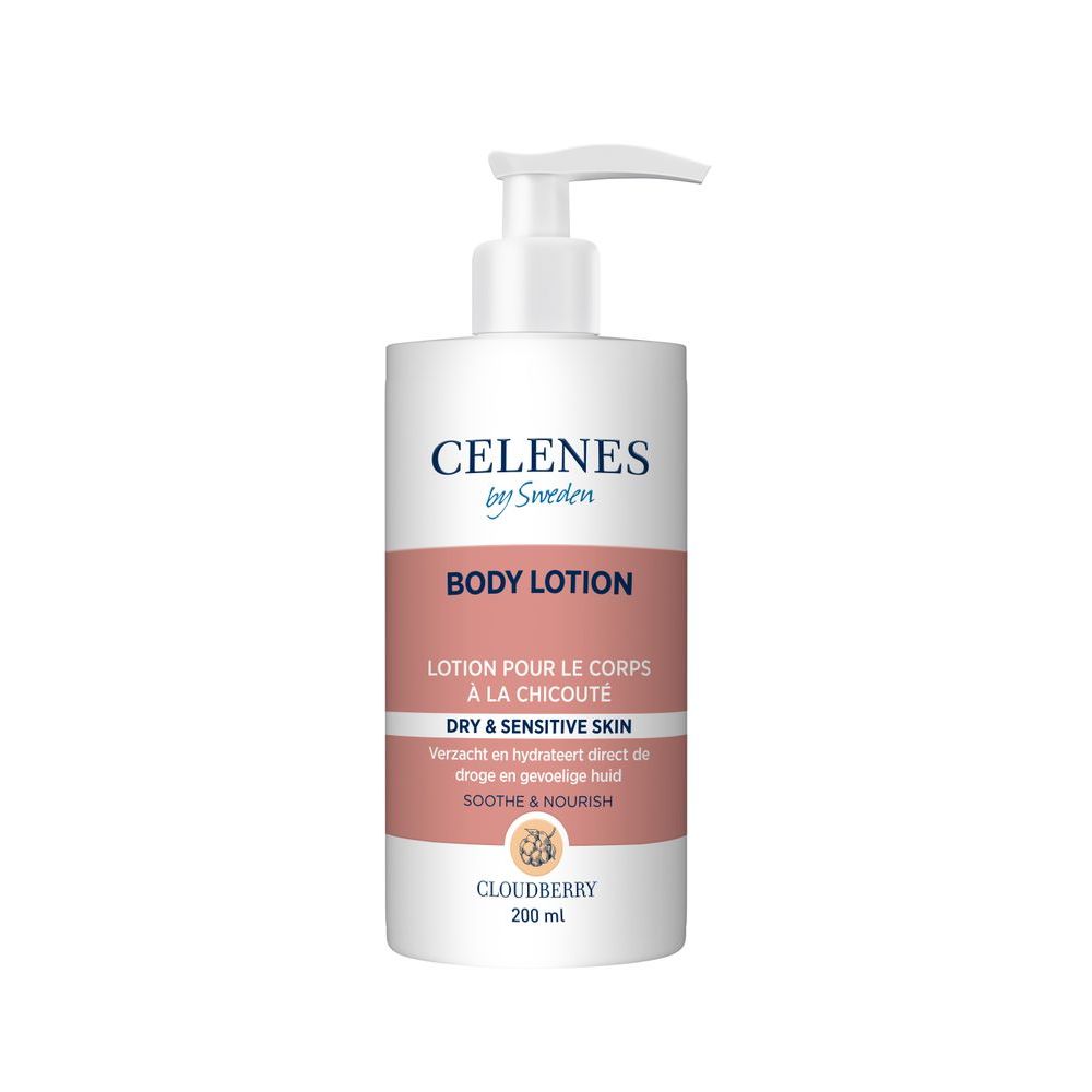 Celenes Cloudberry Body Lotion Droge/Gevoelige Huid 200 ml - Celenes by Sweden