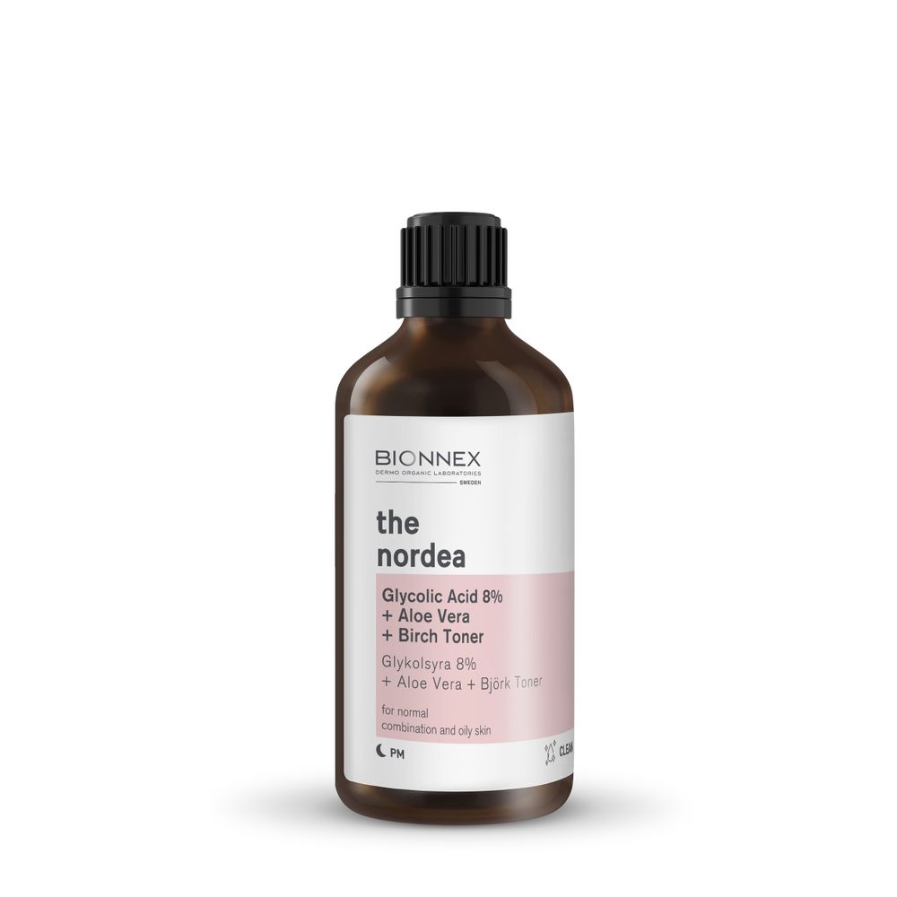 Bionnex Nordea Serum Glycolic Acid 8% + Aloe Vera + Birch Toner 100 ml