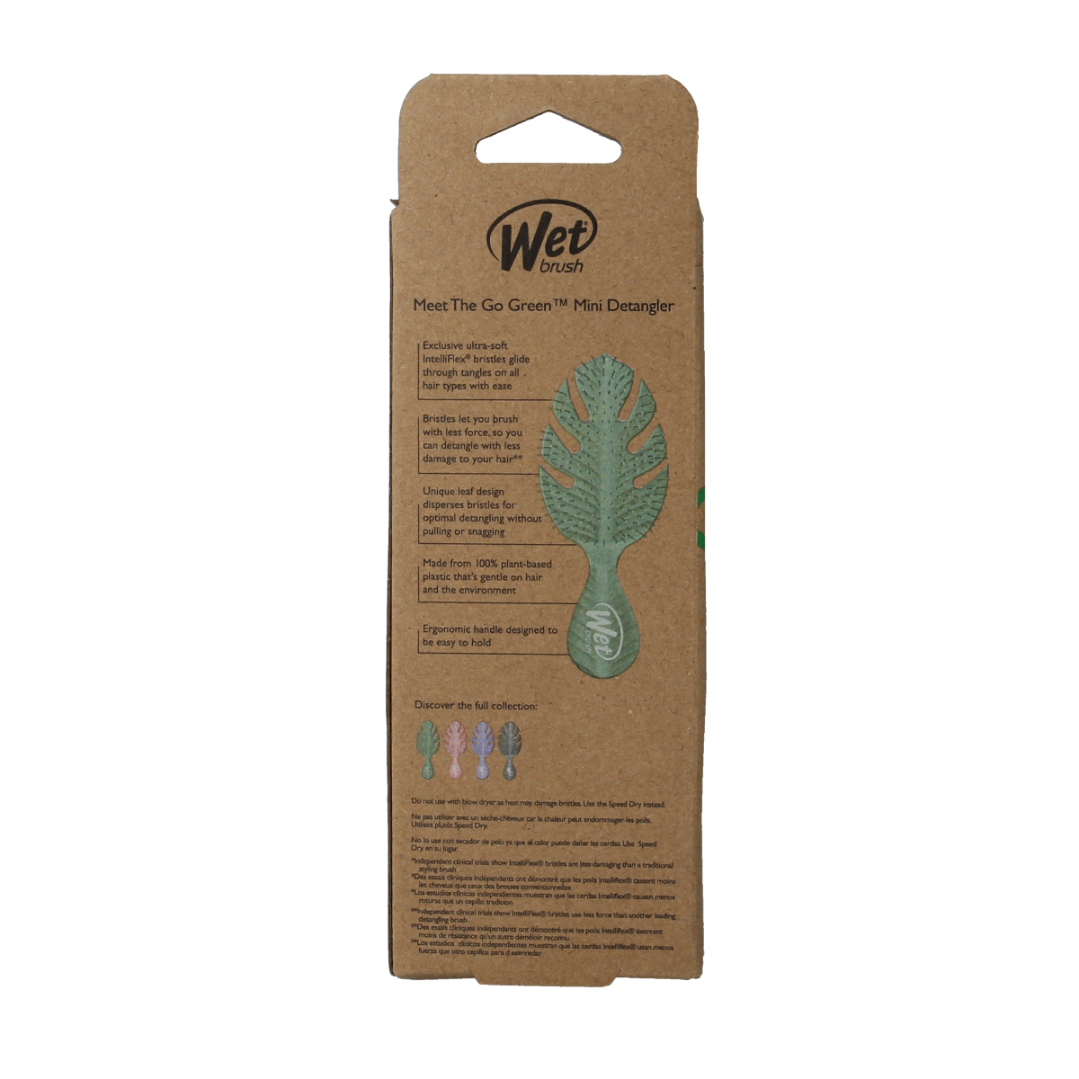 Wetbrush Go green detangler green mini