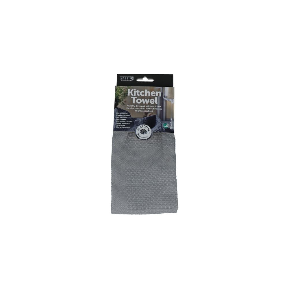 Smart Microfiber System Keukenhanddoek Grijs 1 st