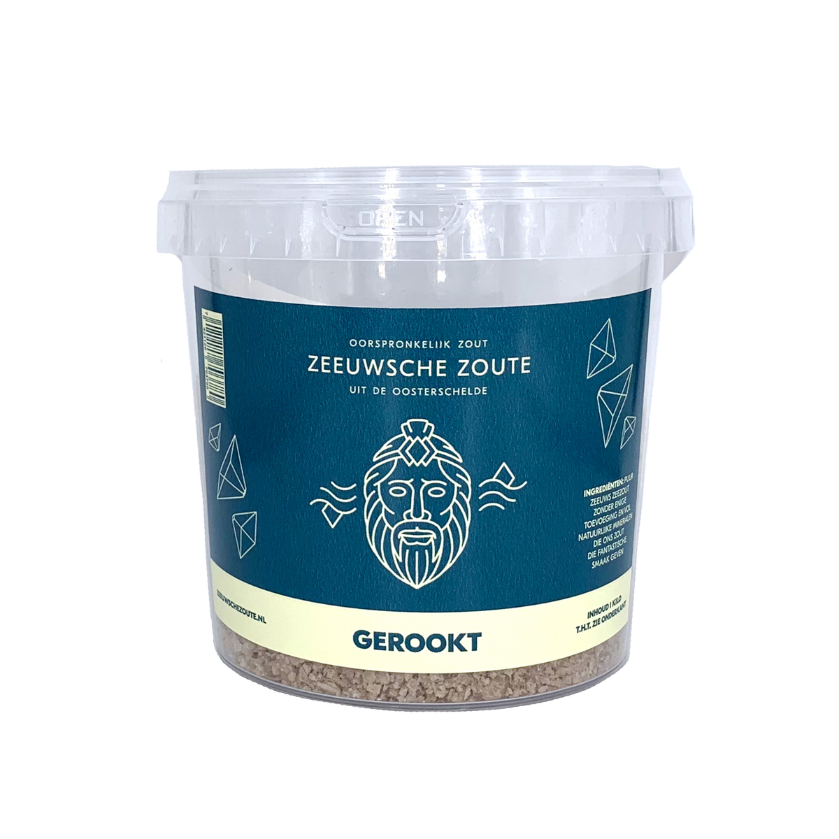 Zeeuwsche Zoute Zout gerookt emmer 1 kg
