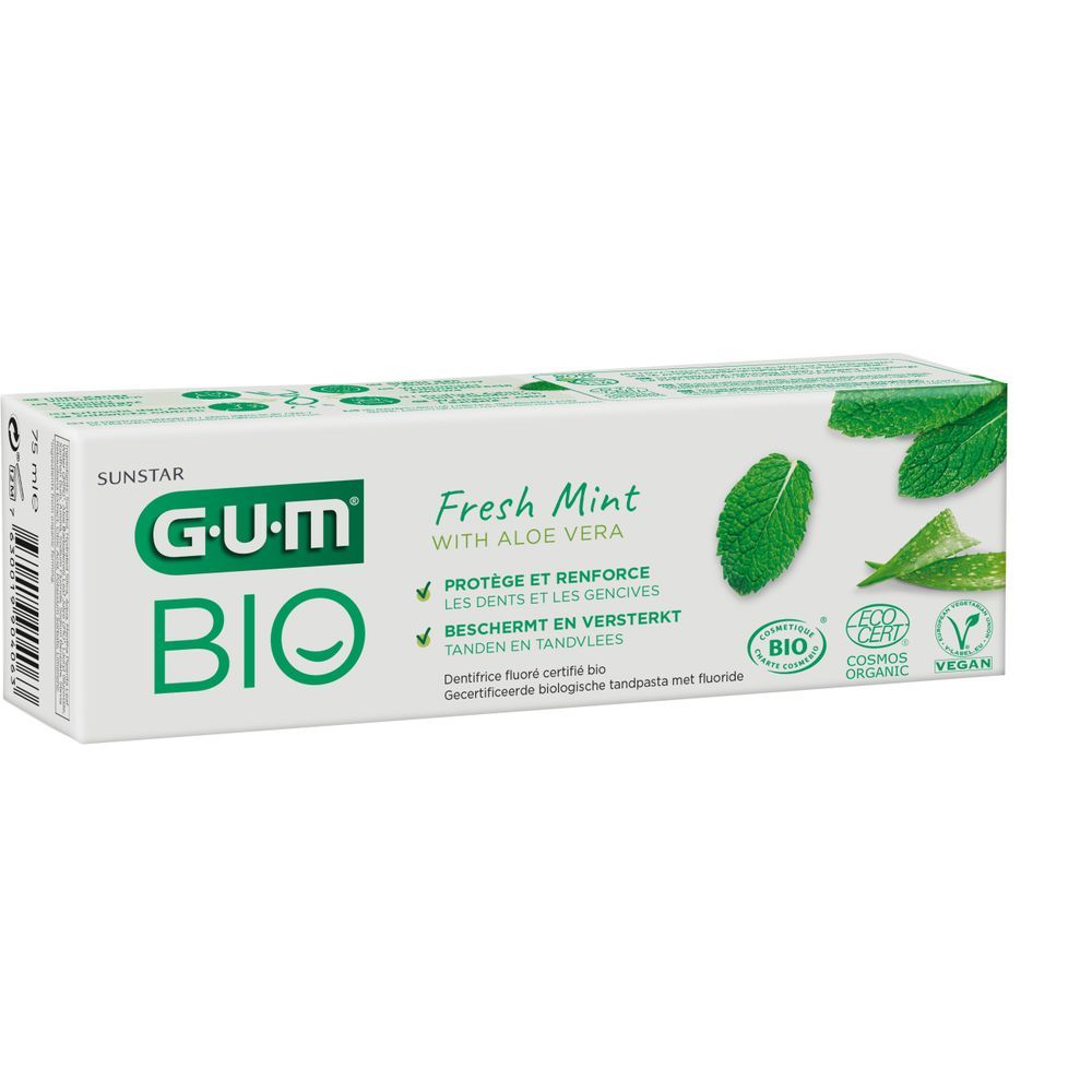 GUM Tandpasta Bio Fresh Mint 75 ml