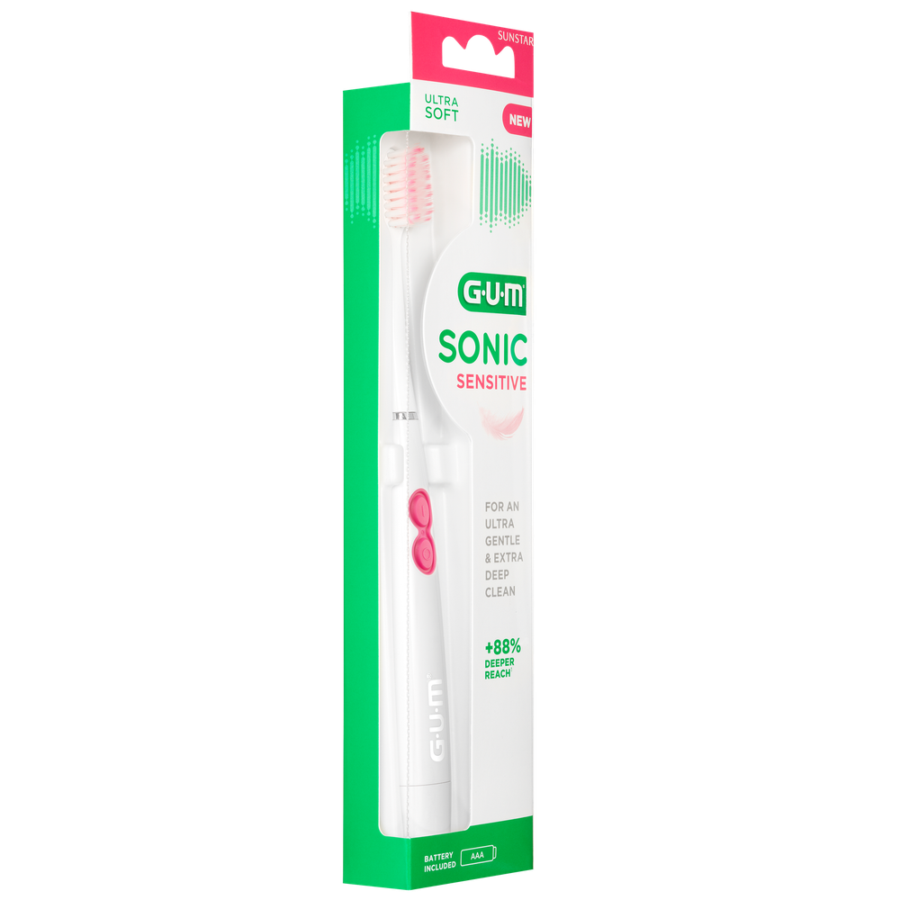 GUM Batterij Tandenborstel Sonic Sensitive