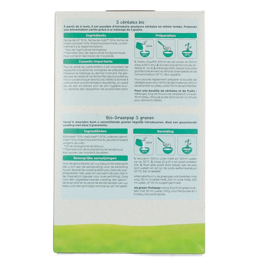 Holle Graanpap 3 -Granen biologisch 250 gram