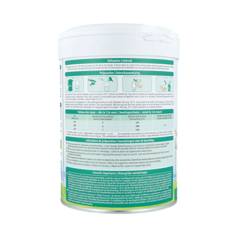 Holle Opvolgmelk Geit 4 biologisch 800 gram