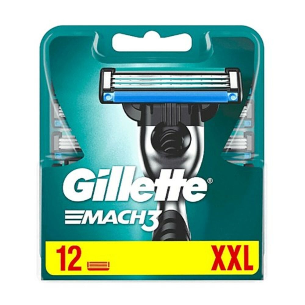 Gillette Mach 3 Scheermesjes 12 stuks