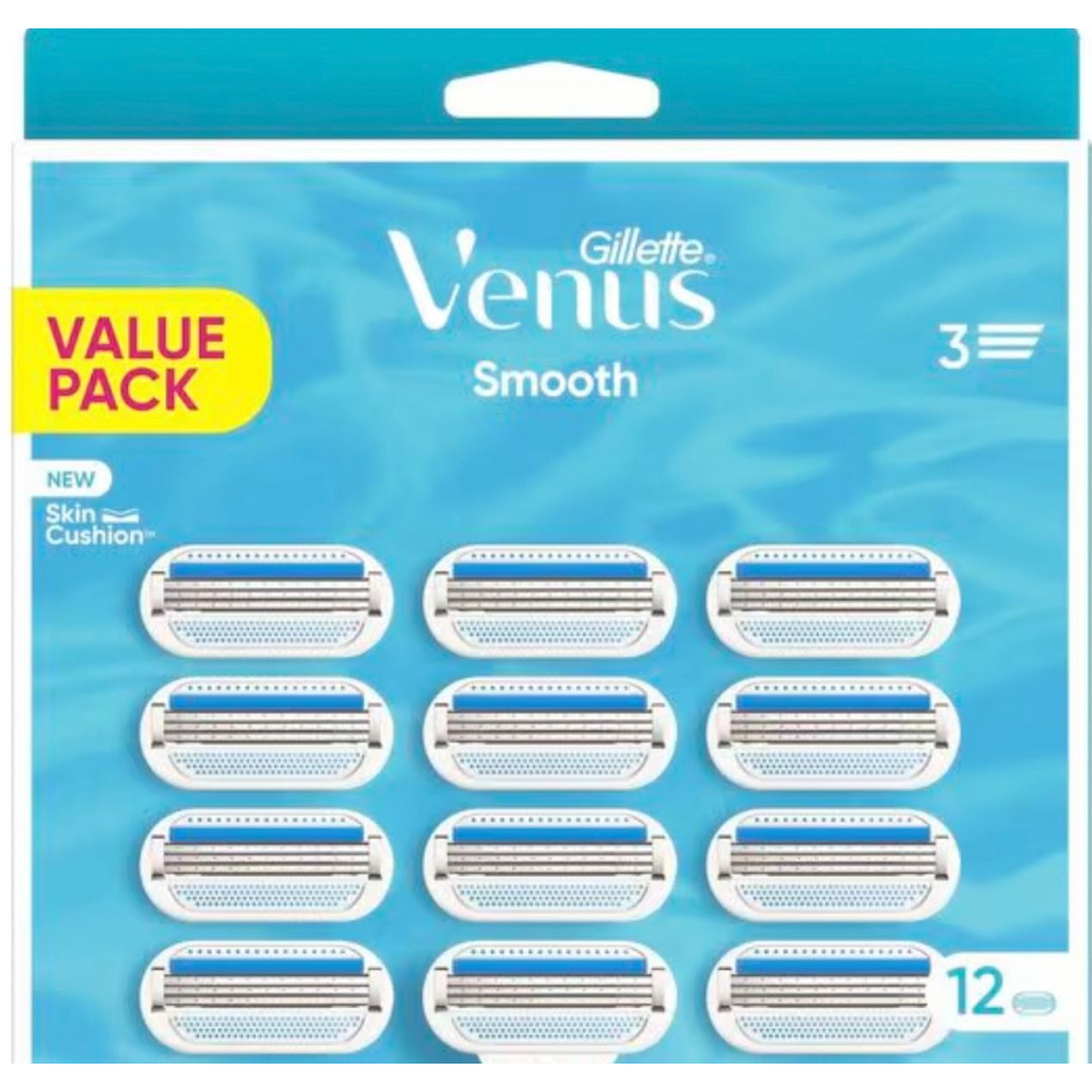 Gillette Venus Smooth Scheermesjes 12 st