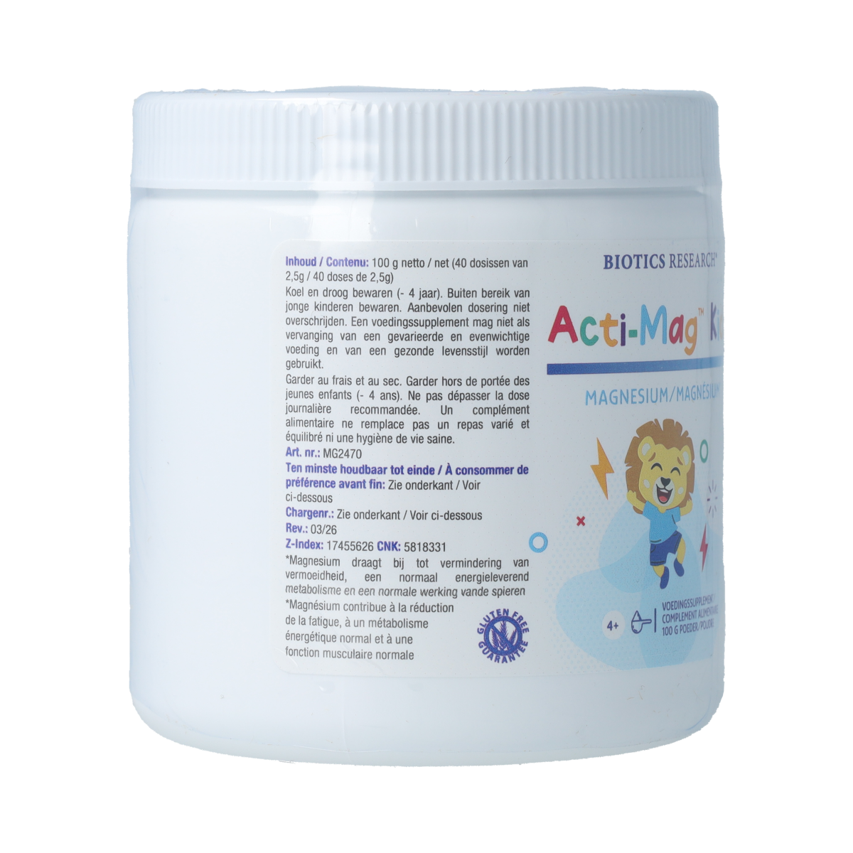 Biotics Acti-Mag Kids 100 gram