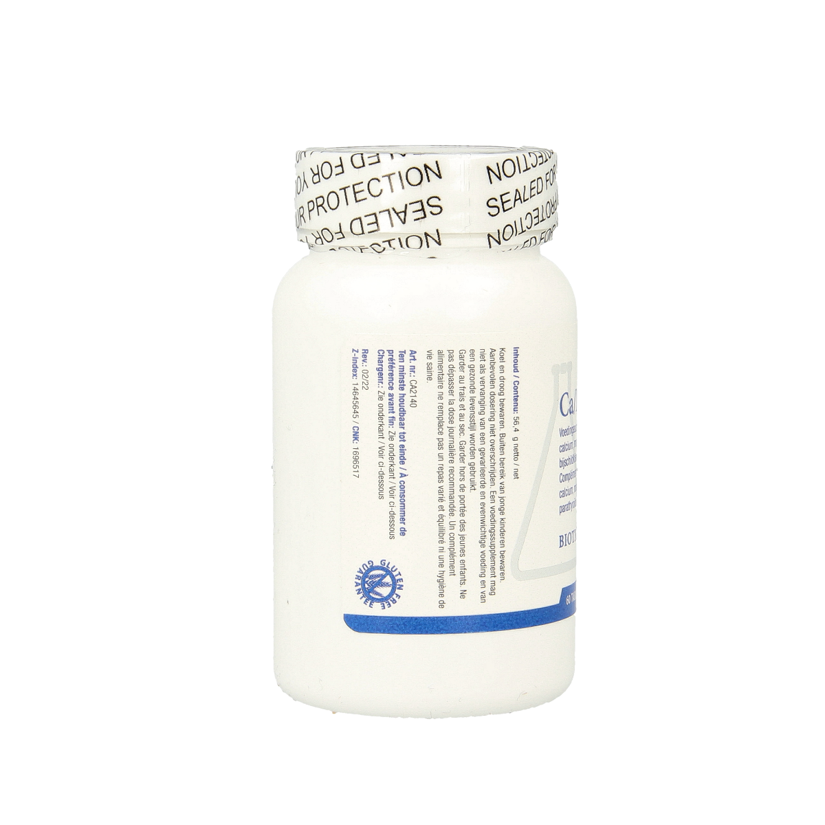 Biotics Calcium-en magnesiumcitraat plus 60 tabletten