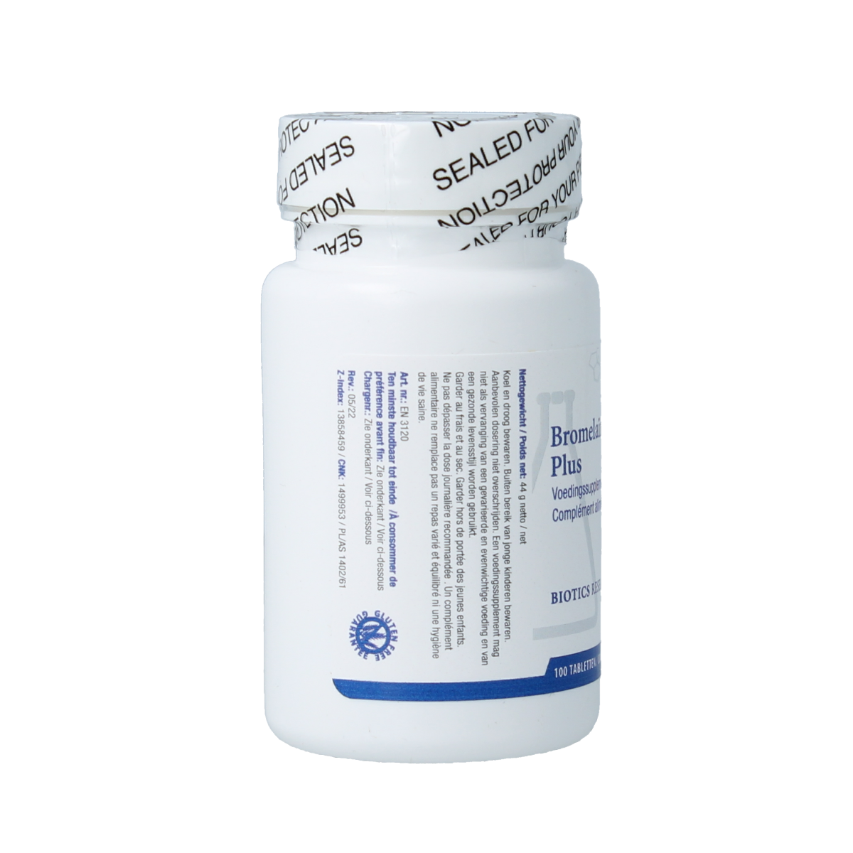Biotics Bromelaine plus 100 tabletten