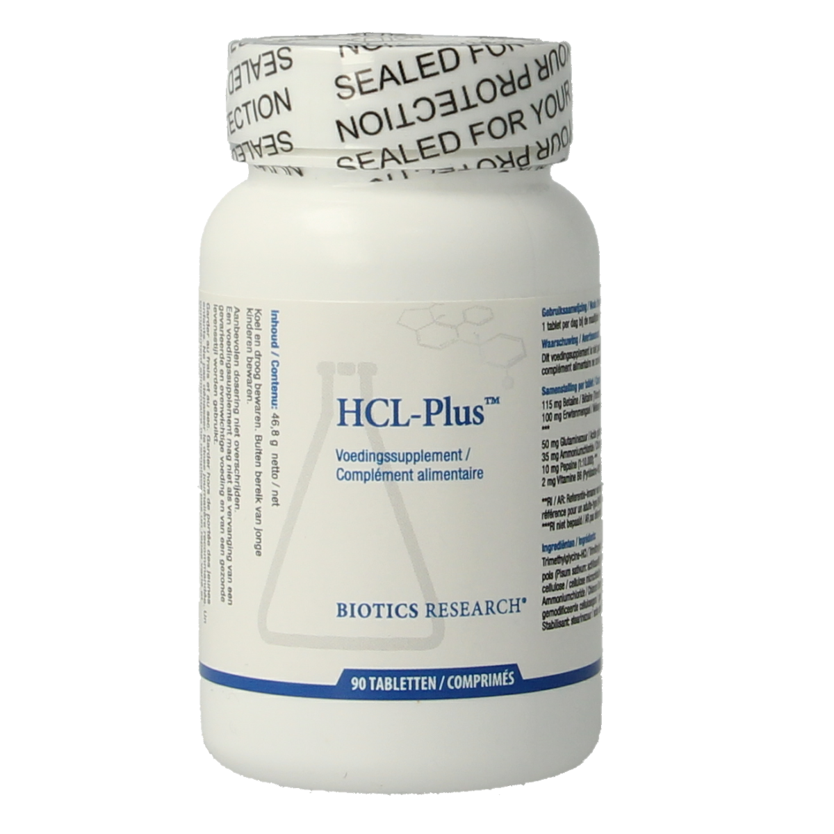 Biotics HCL Plus 90 tabletten