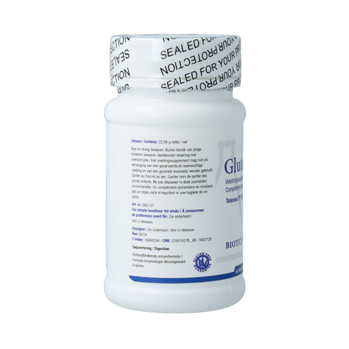 Biotics Gluterase 60 tabletten