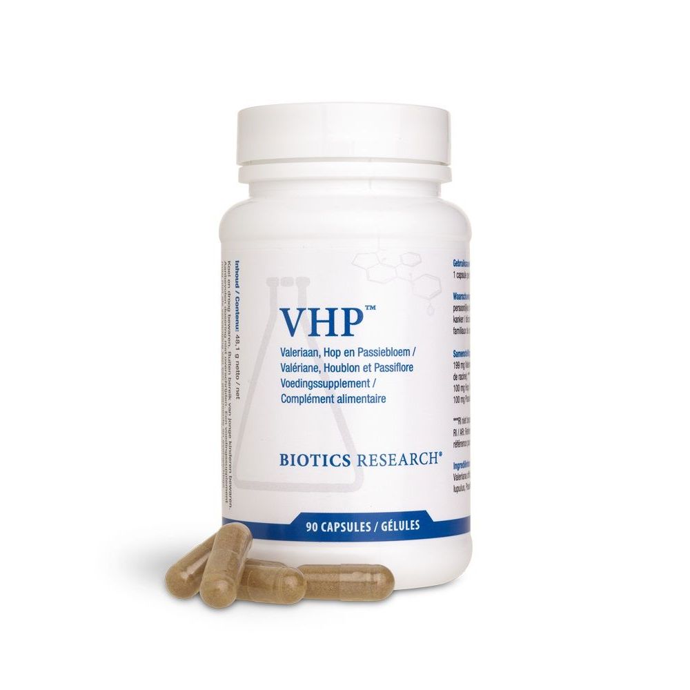 Biotics VHP valeriaan/hop/passiebloem 90 capsules