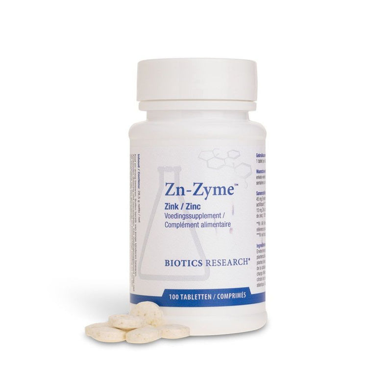 Biotics Zn-Zyme 15 mg 100 tabletten