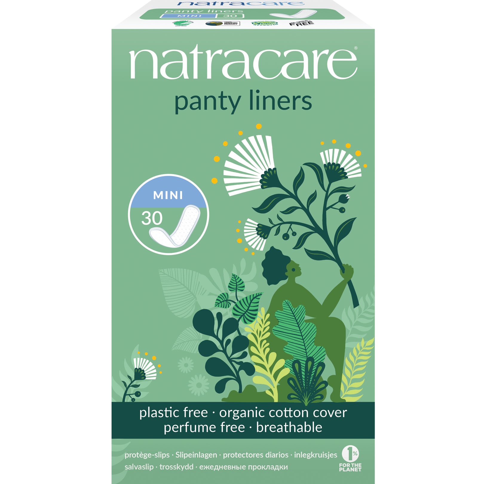 Natracare Inlegkruisjes mini 30 stuks