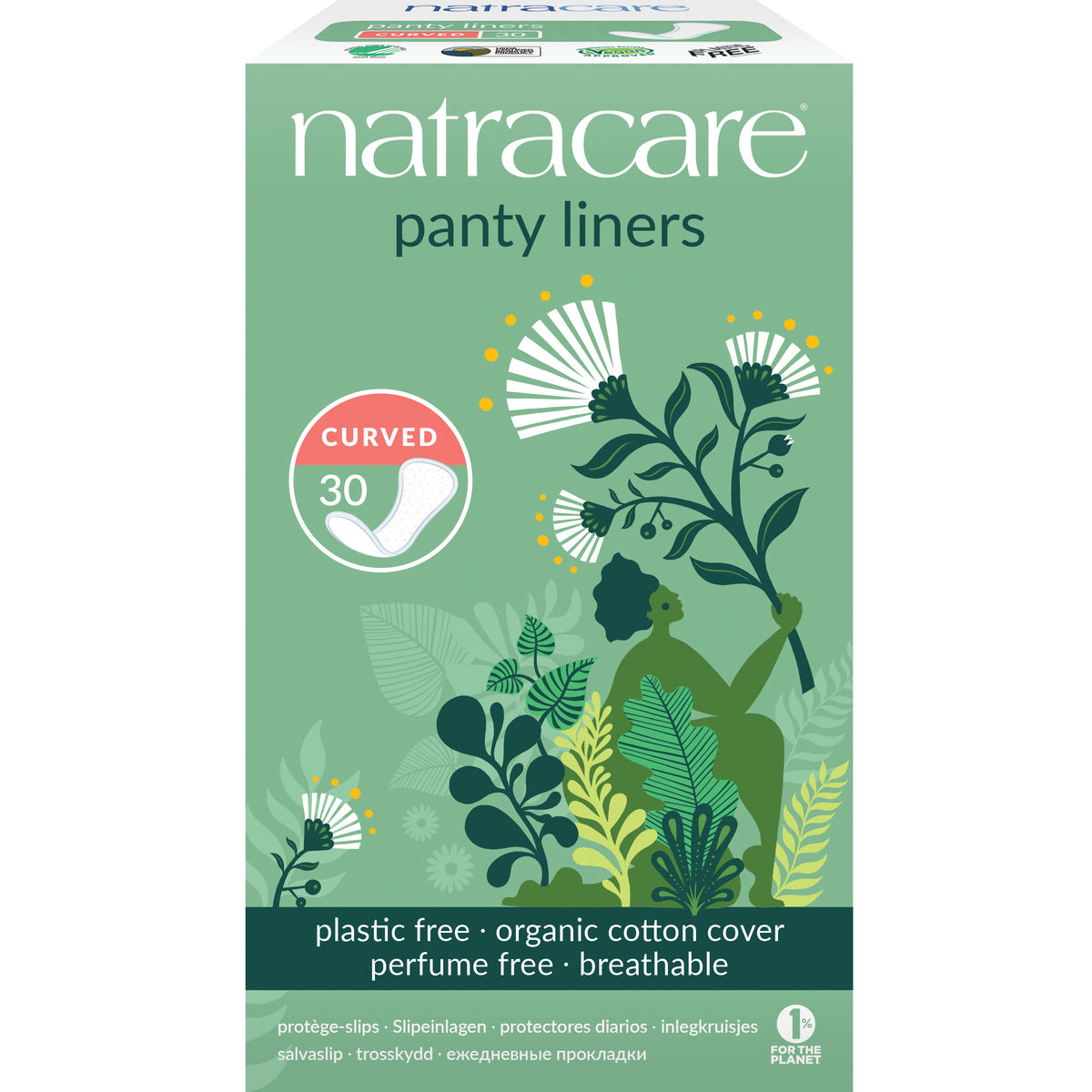 Natracare Inlegkruisjes gebogen 30 stuks (afbeelding 2)
