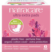 Natracare Ultra Extra Pads Normal Maandverband 12 st