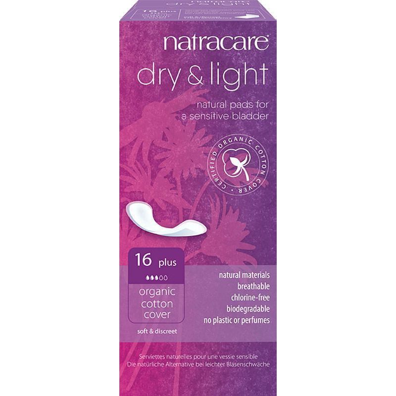 Natracare Dry & Light Incontinentieverband Plus 16 st