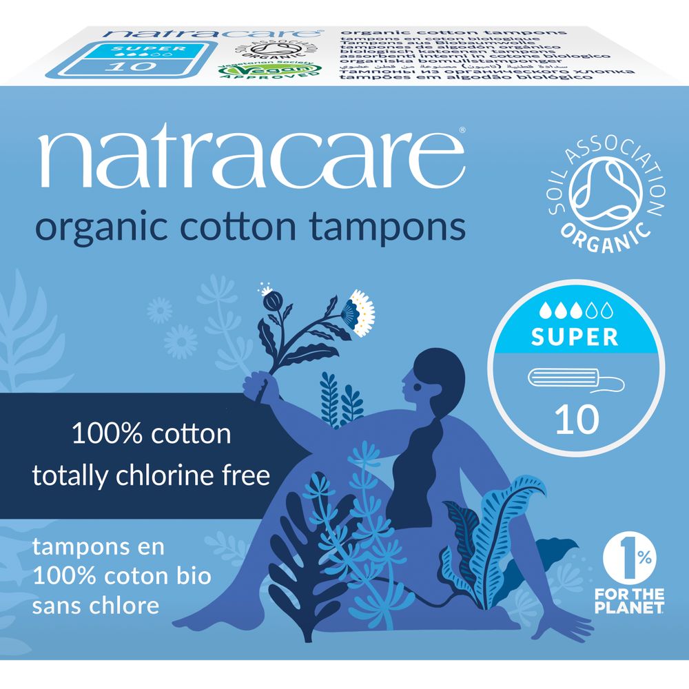 Natracare Cotton Tampons Super 10 st