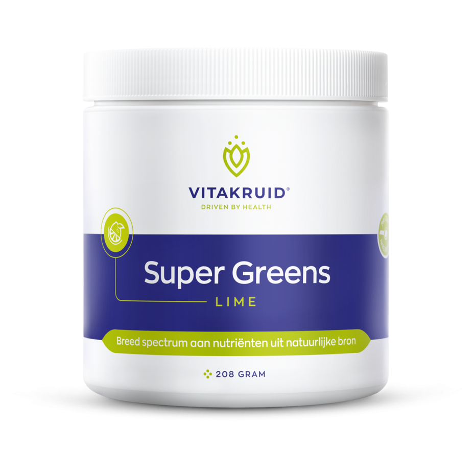Vitakruid Vitakruid Super Greens lime 208 gram