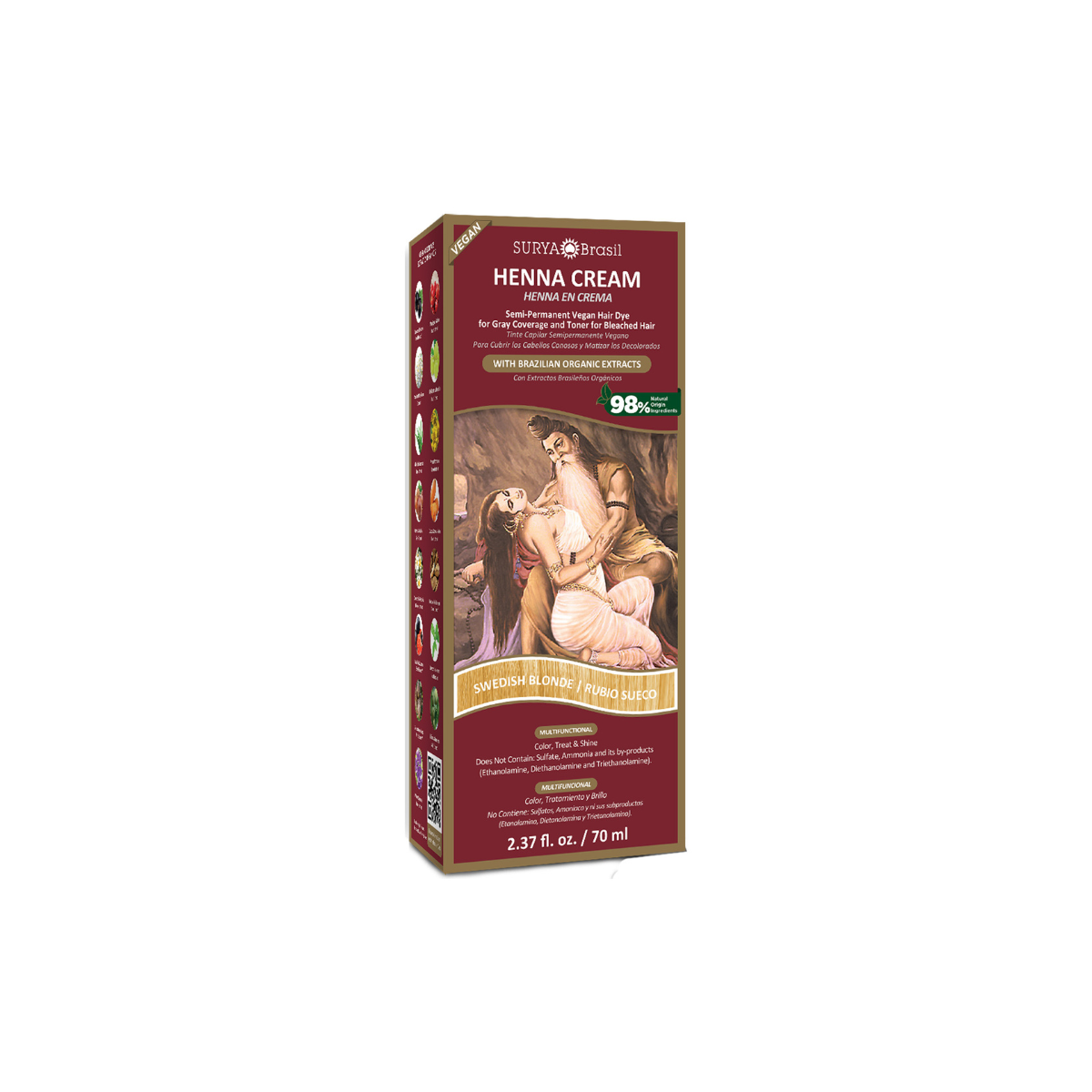 Surya Brasil Henna haarverf cream Swedish blonde 70 ml