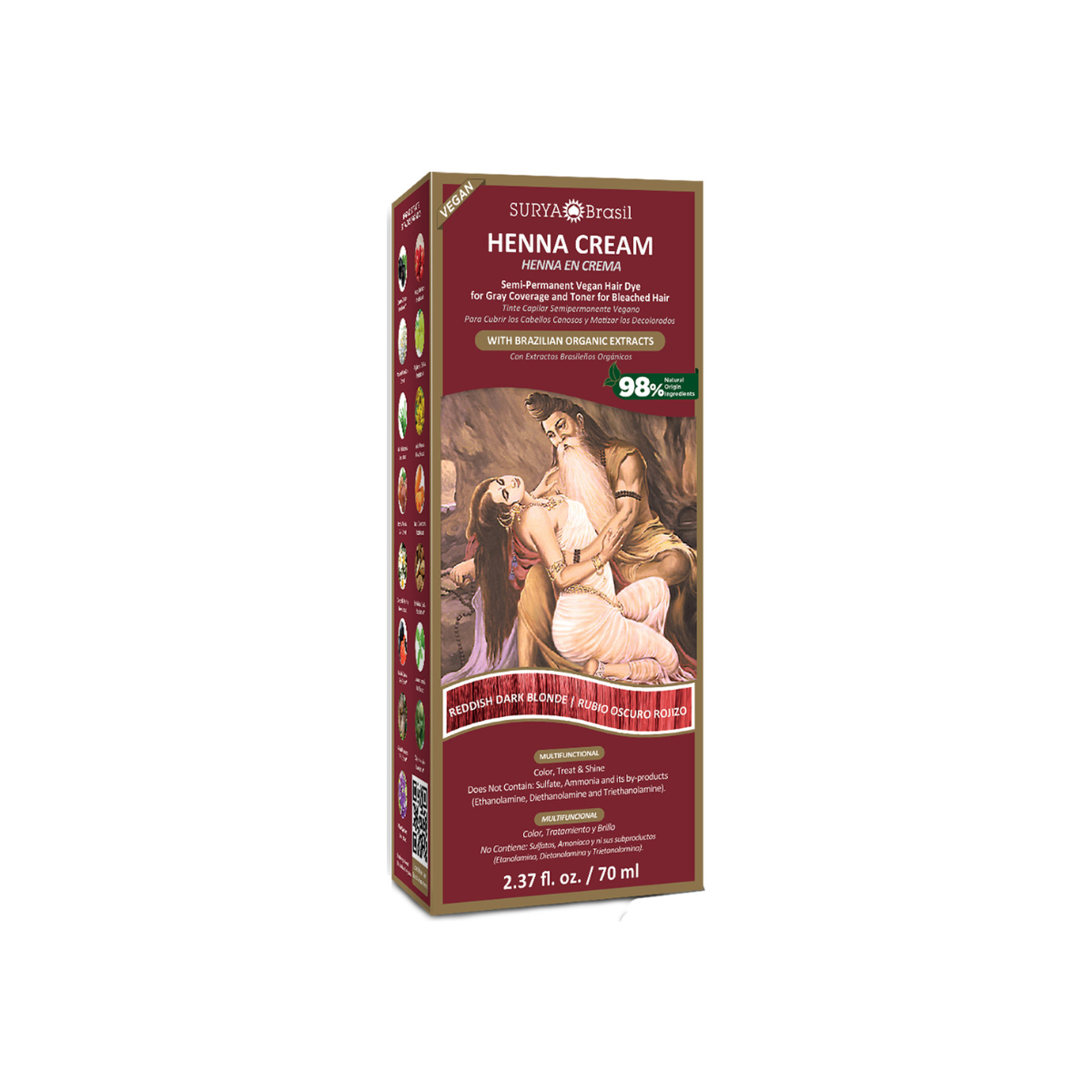 Surya Brasil Henna haarverf creme reddish dark blonde 70 ml
