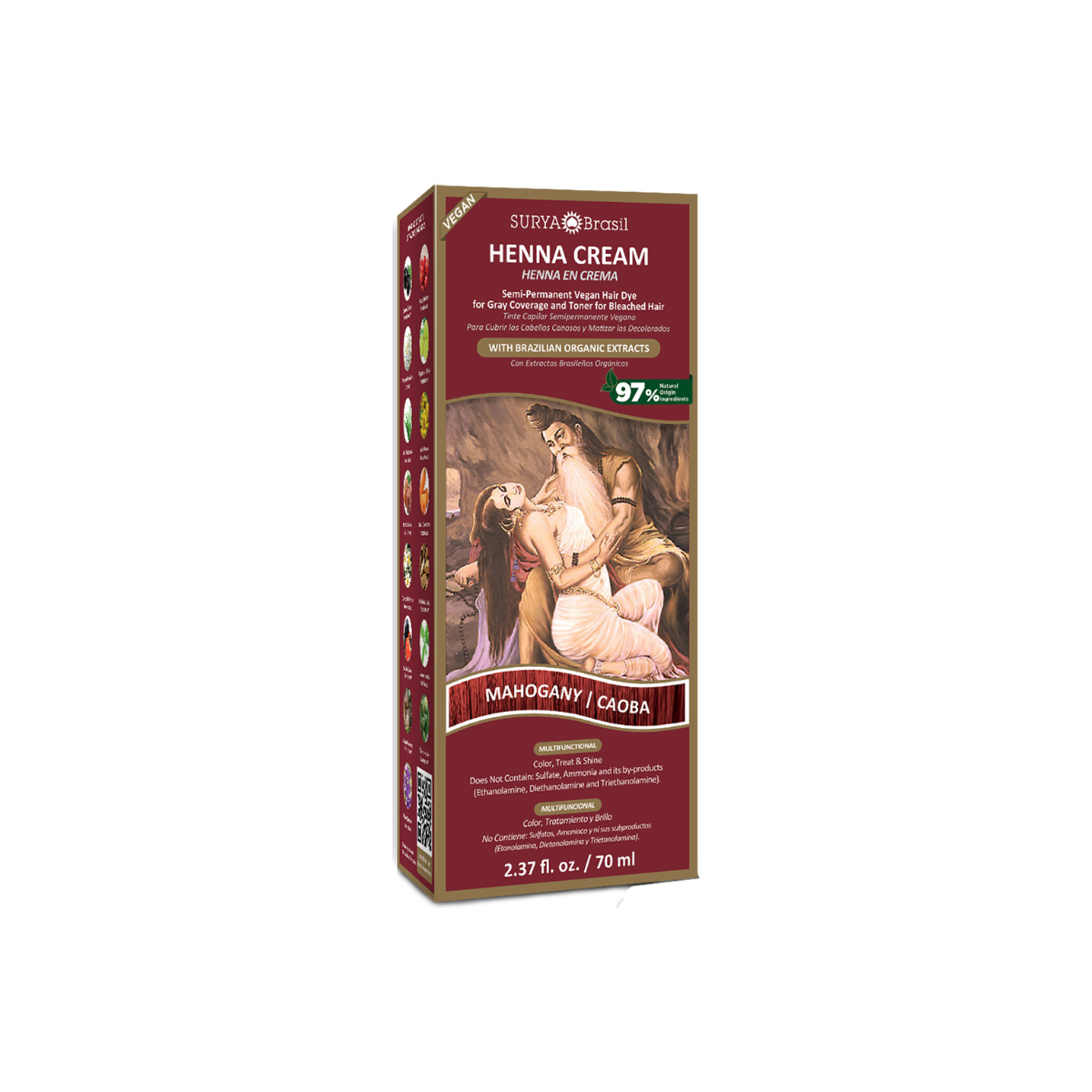 Surya Brasil Henna haarverf creme mahogany 70 ml